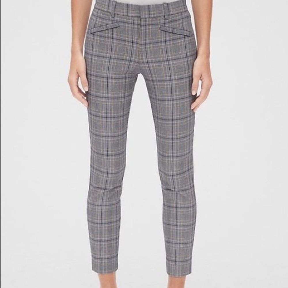 GAP Gray High Rise Signature Skinny Ankle Pant - 8T